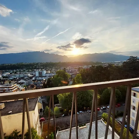 Vue Dent Du Piscine Proche Thermes Appartamento Aix-les-Bains