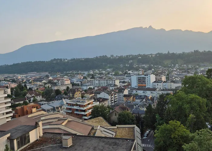 Vue Dent Du Piscine Proche Thermes Aix-les-Bains